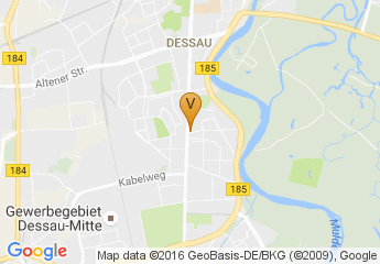 map of City Park Dessau
