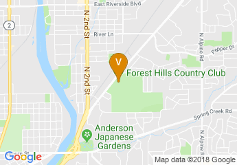 map of Forest Hills Country Club