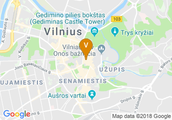 map of Vilnius University