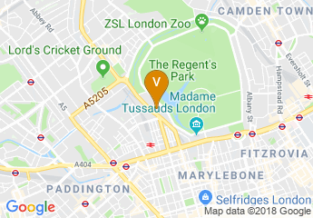 map of Royal College of Obstetricians and Gynaecologists