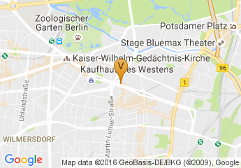 map of Urania Berlin