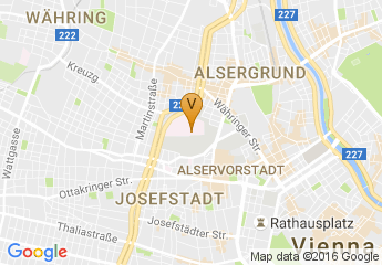 map of Vienna General Hospital