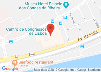 map of Centro de Congressos de Lisboa