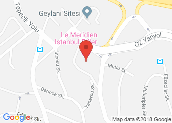 map of Le Meridien istanbul Etiler