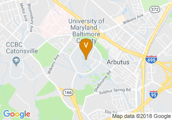 map of University of Maryland - Baltimore County