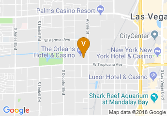 map of The Orleans Hotel & Casino