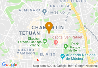 map of Hotel NH Collection Madrid Eurobuilding