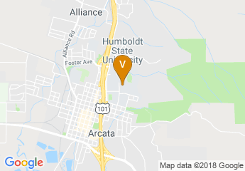map of Humboldt State University