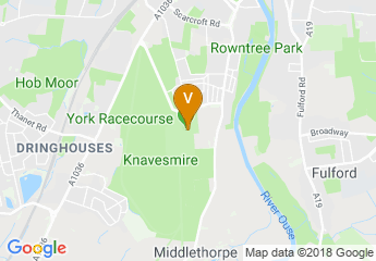 map of York Racecourse