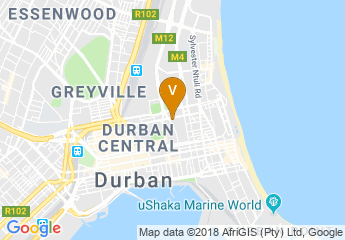 map of Hilton Durban