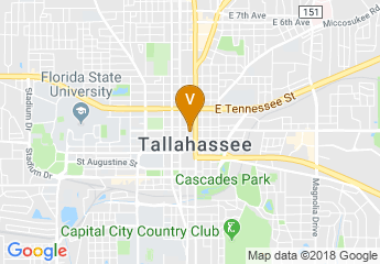 map of DoubleTree by Hilton Tallahassee