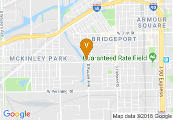 map of The Bridgeport Art Center