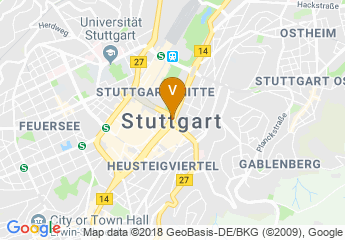 map of GENO Haus Stuttgart