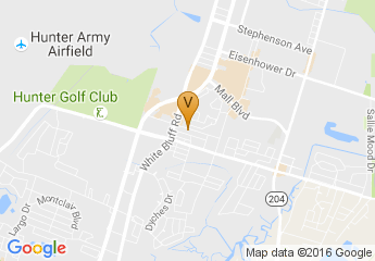 map of Tybee Island-owned campground and RV park,