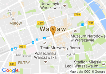 map of Sofitel Warsaw Victoria