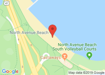map of North Avenue Beach