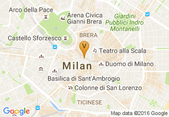 map of Rosa Grand Milano Hotel