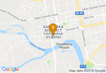 map of Park Inn by Radisson Astana Hotel