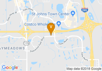 map of Sheraton Jacksonville Hotel