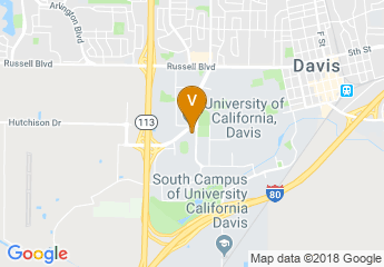 map of University of California, Davis