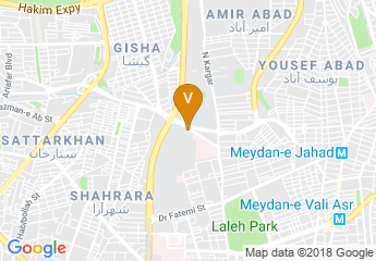 map of Tarbiat Modares University