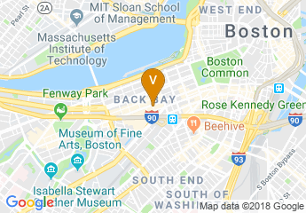 map of The Lenox Hotel