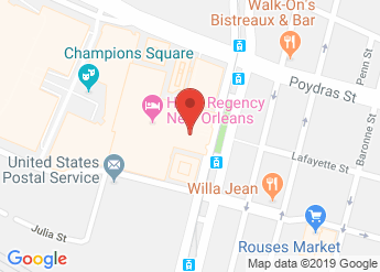 map of Hyatt Regency New Orleans