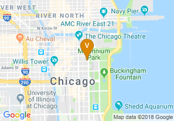 map of University Club of Chicago