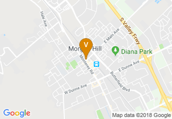 map of Downtown Morgan Hill