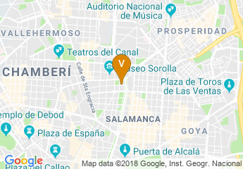 map of Auditorio Rafael del Pino