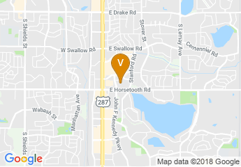 map of Fort Collins Marriott