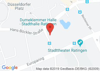 map of Dumeklemmer Halle - Stadthalle Ratingen