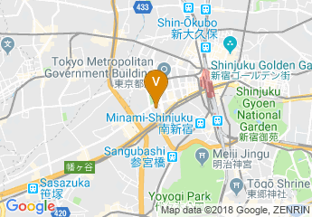 map of Park Hyatt Tokyo