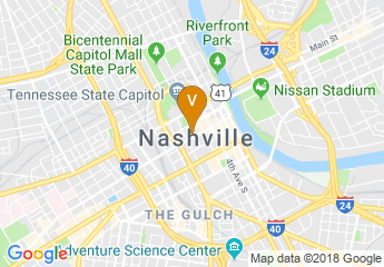 map of Westin Nashville