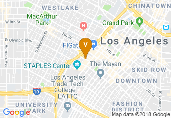 map of Hotel Indigo Los Angeles Downtown