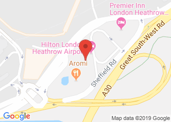 map of Hilton London Heathrow Airport