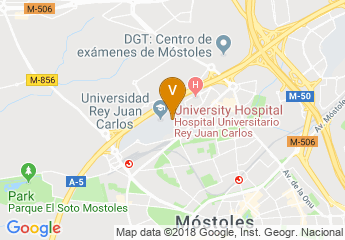 map of Universidad Rey Juan Carlos