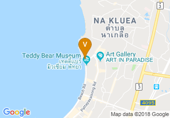 map of Dusit Thani Pattaya hotel