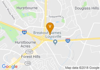 map of The Bridal Suite of Louisville
