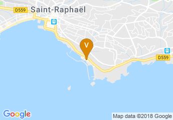 map of Congress Center of Saint Raphael