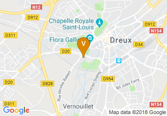 map of Parc des Expositions de Dreux