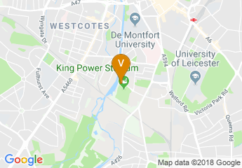 map of Holiday Inn Express Leicester