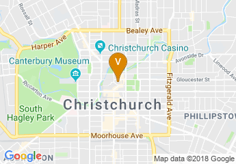 map of Hotel Novotel Christchurch Cathedral Square
