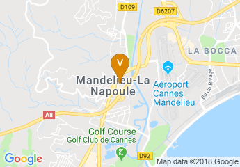 map of Congress Mandelieu Expo Center