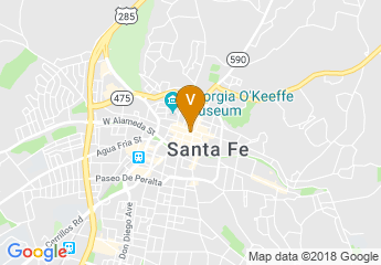 map of Santa Fe Plaza