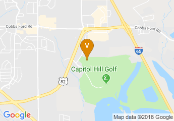 map of Montgomery Marriott Prattville Hotel & Conference Center at Capitol Hill