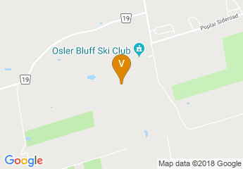 map of Osler Bluff Ski Club Ltd