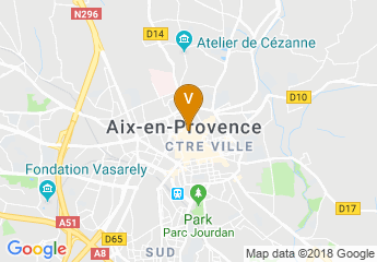 map of Parc Jourdan