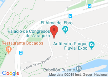 map of Palacio de Congresos de Zaragoza