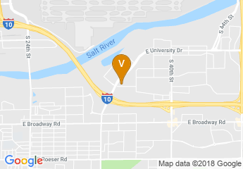map of Hilton Garden Inn Phoenix Airport